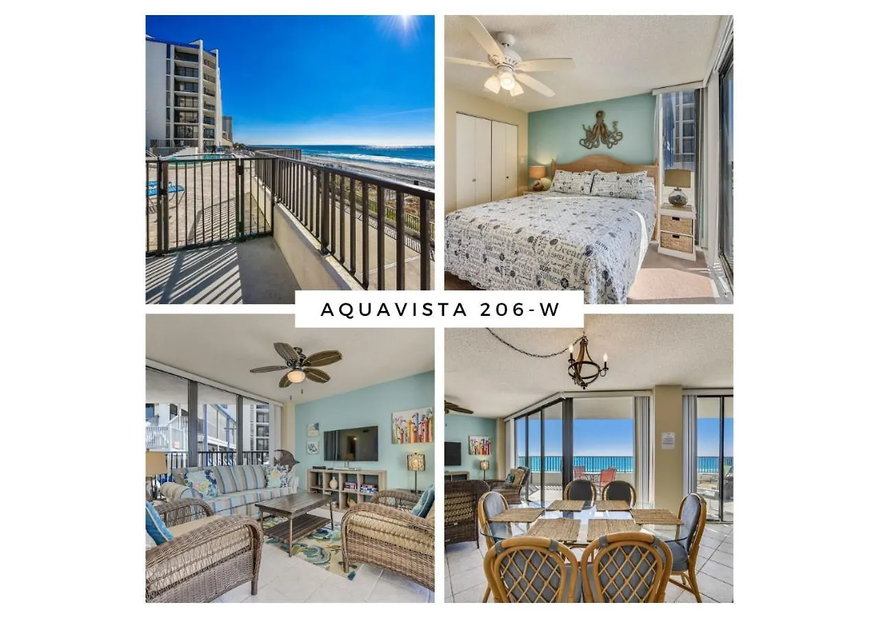 Aquavista Condominiums #206-W By Book That Condo Panama City Beach